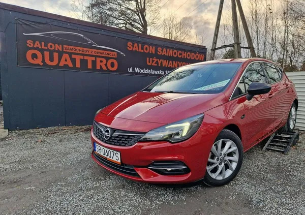 śląskie Opel Astra cena 77900 przebieg: 8151, rok produkcji 2021 z Rybnik